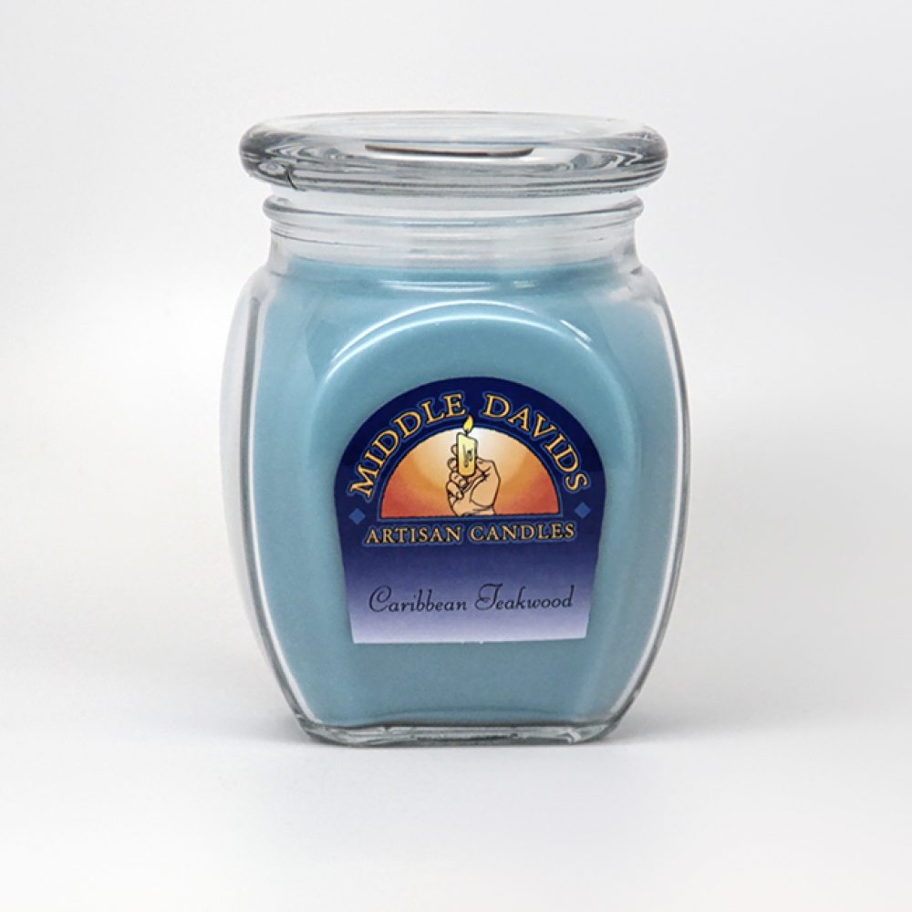 Candles: Caribbean Teakwood - Middle Davids Artisan Candles