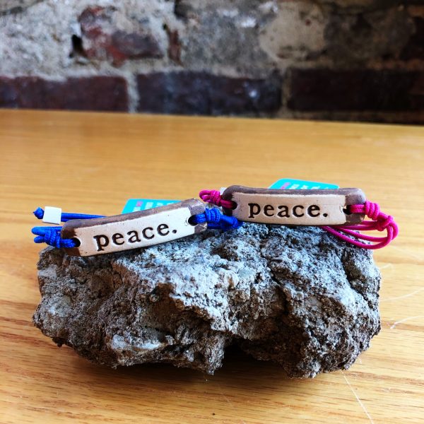 Love Peace Bracelet | Peace bracelet, Black tourmaline bracelet, Peace and  love
