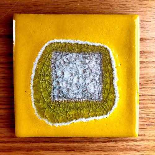 Dock 6 Pottery Trivet-Canary Yellow