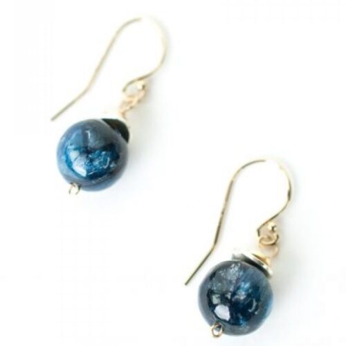 Anne Vaughan Seaside Simple Kyanite Earrings