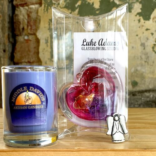 Heart Angel Gift Set:  Purple