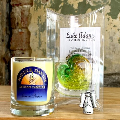 Heart Angel Gift Set:  Yellow