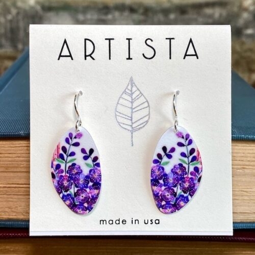 Artista Lilac Bloom Earrings