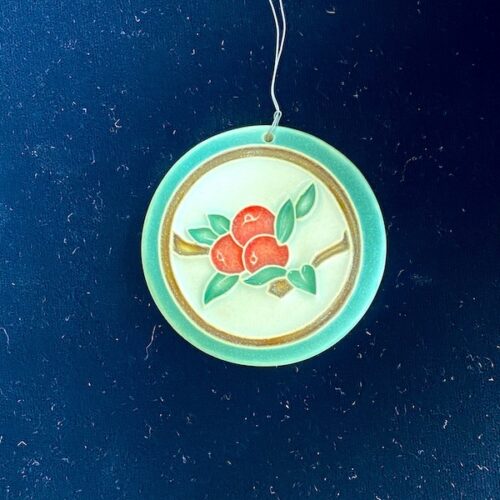 One Acre Ceramics Fruit Tree Ornament: Green