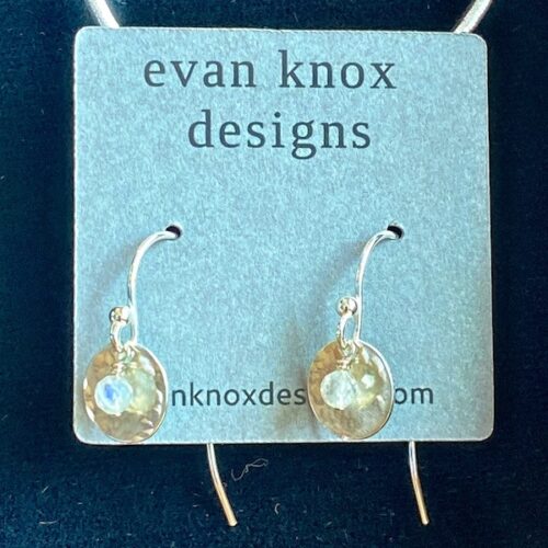 Evan Knox Hammered Disc & Moonstones
