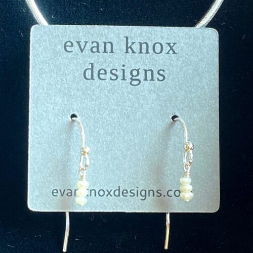 Evan Knox 3 Pearl Stack Earrings