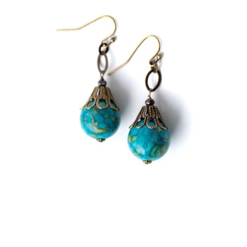 Anne Vaughan Sweet Savor Turquoise Dangles