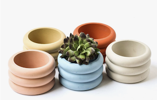 Concrete Bubble Planter