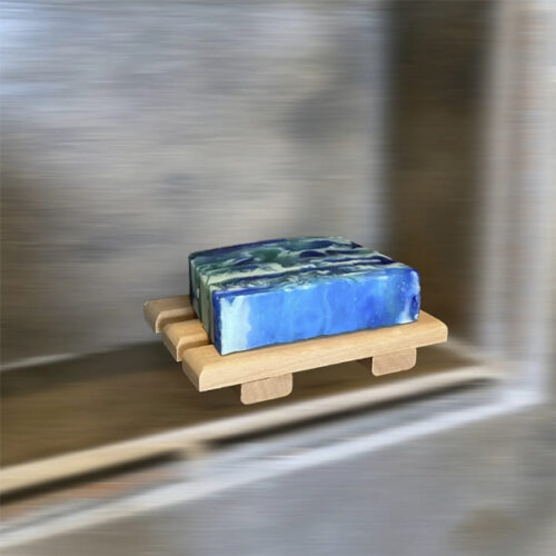 Repurposed Wood Soap Dish